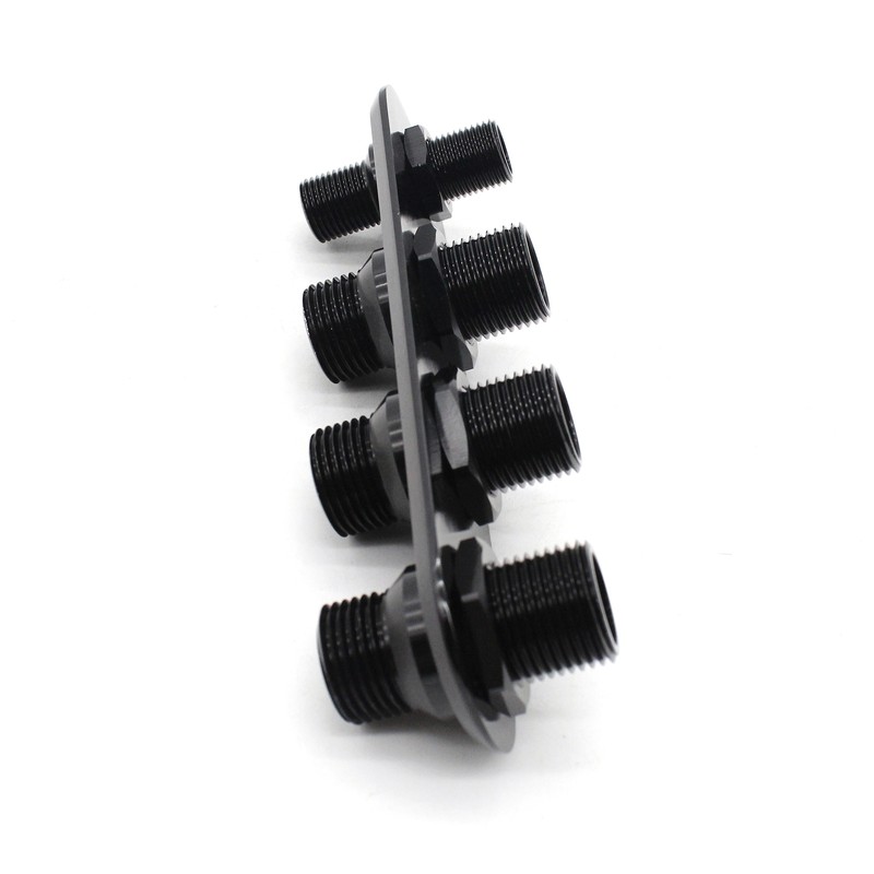 4 Port Aluminum Firewall Heater and A/C Bulkhead Inline