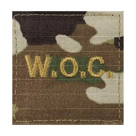 Uniform Accessories Unlimited Inc Warrant Officer Candidate WOC Scorpion OCP Rank Insignia With Fastener- GOLD WOC