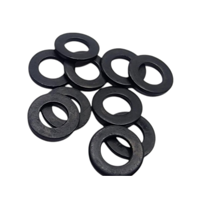 M10 Black Stainless Steel Form A Washers Blackened Washer (pack