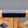igarden Eye Garden Lattice Coupler Straight Black 1 Piece Pole