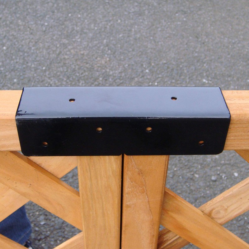 igarden Eye Garden Lattice Coupler Straight Black 1 Piece Pole