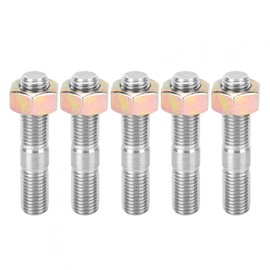 M10x1.25 50mm Turbo Stud Kit, Bolt Exhaust Port Stud Nuts for Sportster Touring