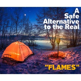 Sunlitec Solar Lights, Waterproof Flickering Flames Torches Lights Outdoor Landscape Decoration Lighting Dusk to Dawn Auto On/Off Security Torch Light for Garden Patio Deck Yard Driveway, 2 Pack