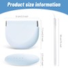 Silicone Retainer Denture Storage Case Holder, Portable Slim Dental Container