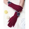 Patelai 3 Pairs Women Winter Gloves Warm Touchscreen Fleece Lined