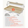 VEVOR Washer Dryer Countertop with Shelf, 54" x 27" Wooden