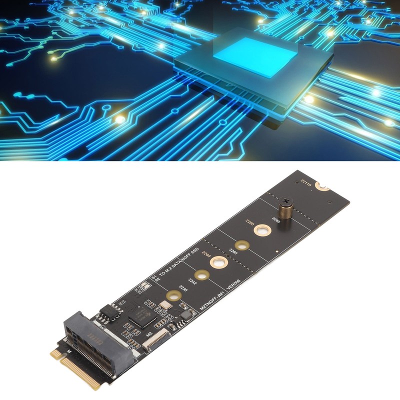 M.2 SATA NGFF Expansion Card SATA3.0 6Gbps Plug and Play