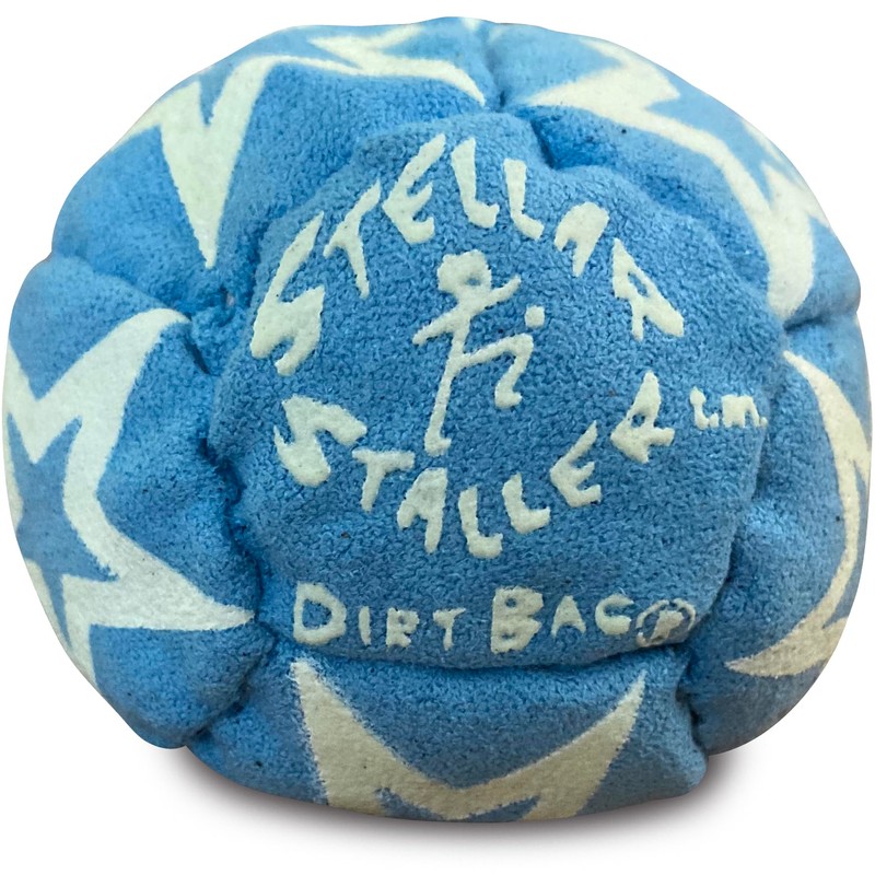 DIRTBAG All Star Footbag 3 Pack with Pouch, 100% Handmade,