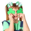 AIUPUOC St. Patrick's Day Hair Bow for Girls Shamrock Hair