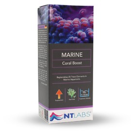 NT Labs Coral Boost, Replenishes 25 Trace Elements in Marine Aquariums, Replenishes Key Trace Elements Required by Corals, Supports Healthy Corals, Phosphate and Nitrate Free, 100ml