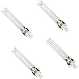 Pack of 4 UV Lamp 5 W 7 W 9 W 11 W 13 W Replacement Lamp for UV Replacement Lamps PLS for UVC Pond Filter and Clarifier (13)