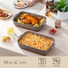 MALACASA 4.8 Qt Lasagne Dishes for Oven, 9 x 13