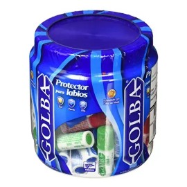 Balsamo Labial Golba Clasico Exhibidor 60x2.5g