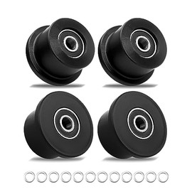 Rodillos de repuesto para gimnasio total 1000 1100 1400 1500 1600 1700 1800 1900/Achiever/Force/Gold/FIT Max/Platinum/Pro/Supra/Supreme/Ultima/Ultra/X-Force/XLi, 4 unidades
