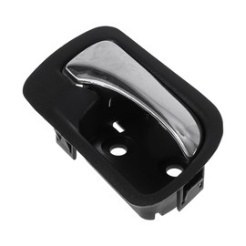 X AUTOHAUX Rear Right Passenger Side Interior Door Handle for Honda Accord 2003-2007 Inside Door Handle Black Chrome 1 Pc