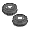 MNMSYH Brake Drum Tambor De Freno Rear Left Right Set