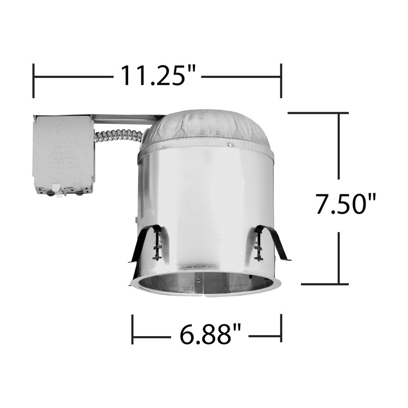 NICOR Lighting 6-inch Recessed Housing, Remodel, IC-Rated, Airtight (17003AR)