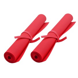 Qidiwin EVA Foam Roll | High Density 85kg/m3 | 2mm Thick | 48"x14" | Ideal for Cosplay, Crafts, DIY Projects (Red 2pcs)