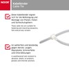 NOOR Nylon Cable Ties, 7.5 x 200 mm, Transparent and