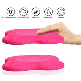 Undisclosed 2 Pack Yoga Knee Cushions Thick Balance Pads for Knees Elbows Wrists Head
