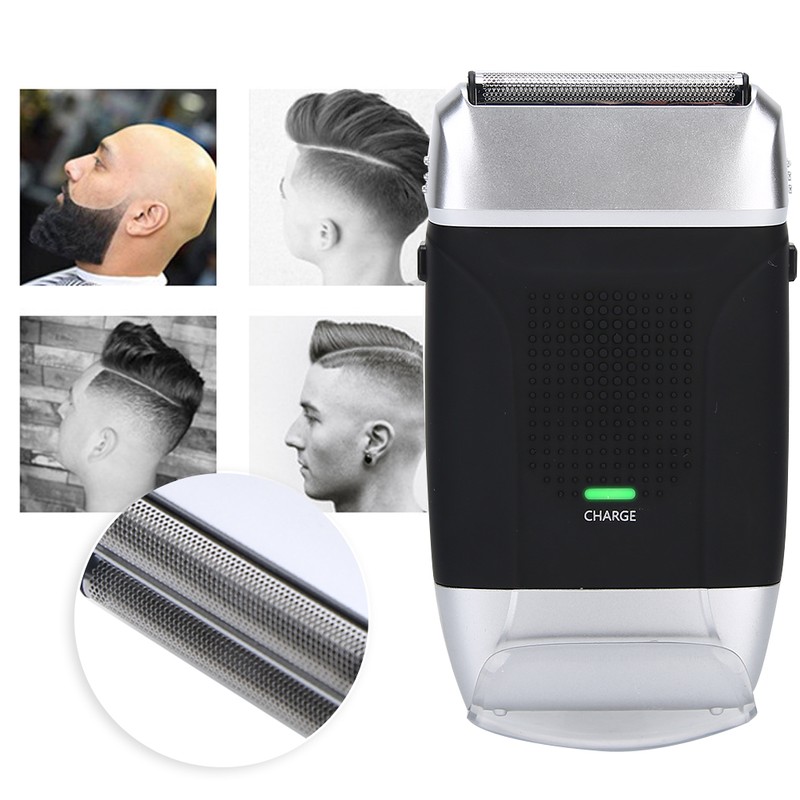 Rechargeable Electric Shaver Reciprocating Men Bald Head Trimmer Beard Shaver