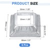 uxcell 6Pcs Post Base Cover, 2.5"x2.5" (Internal Size 1.3"x1.3") Metal
