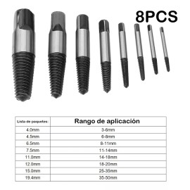 Generic 8 Piezas Rotas Dañadas Tubo De Agua Extractor Extractor Fáci