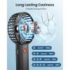 AaoLin Foldable Hand Held Fan USB Rechargeable, 4 Speeds Mini