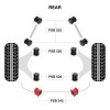PSBushings 10x Lexus SC 300/400 (92-00) Full Rear with Sway