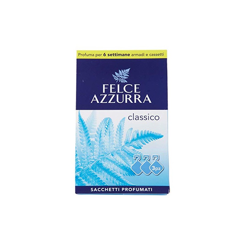 Felce Azzurra Scented Sachets – 6 Packs of 3 Bags