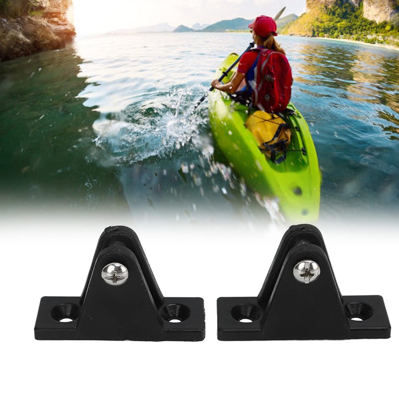 Pack of 2 Bimini Top Deck Hinge Marine Boat Deck