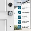 Calzibeno Black Front Door Handle and Deadbolt Set, Front Door