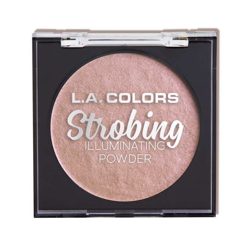 L.A. COLORS Strobing Illuminating Powder, Flashing Pink, 1 Ounce