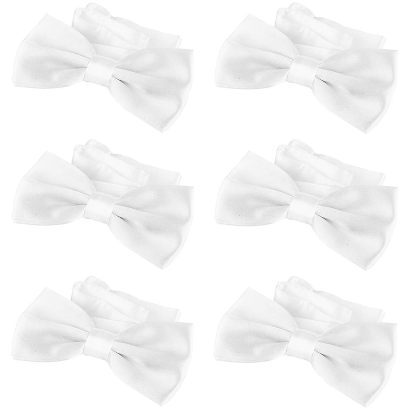 DonDon Set of 6 Men's Bow Ties 12 x 6