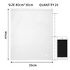 20 Pcs Thickened Frosted Plastic Garment Bags,40x30cm,Packaging Bag,Travel Accessories, Used