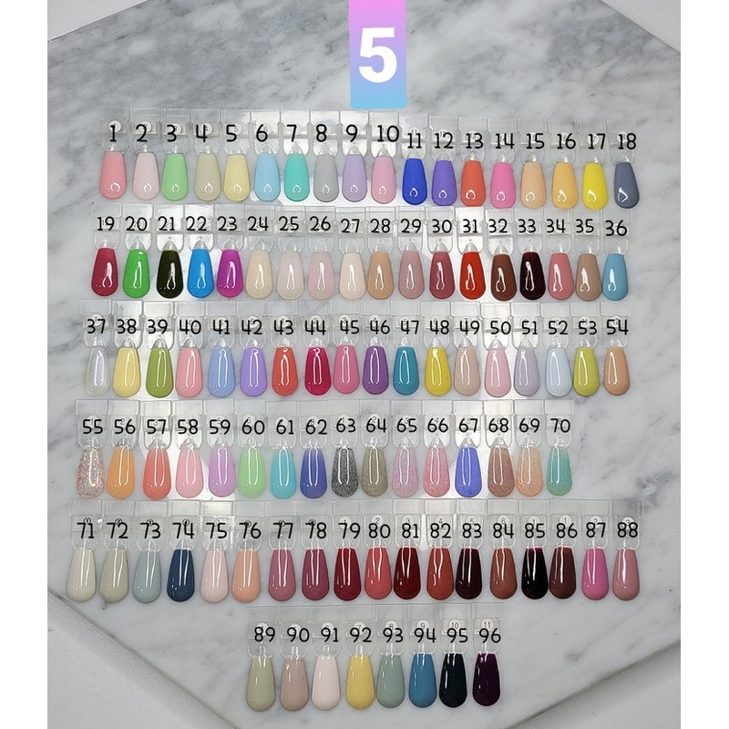 Basic one color tip (10 pieces) Colorful restaurant - long
