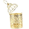 Tomotato Birdcage Candle Holder, Hanging Lantern Metal Tealight Decorative Table