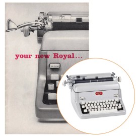 Royal FP Typewriter Instruction Manual Antique Standard User Repro Guide Vtg