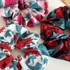 3 Piece Spring Women's Large Scrunchies for Red Thin Thick
