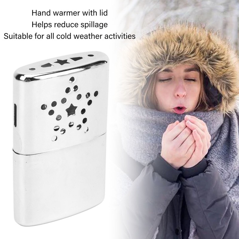 Refillable Hand Warmer Multipurpose Handheld Pocket Liquid Fuel Hand Warmer
