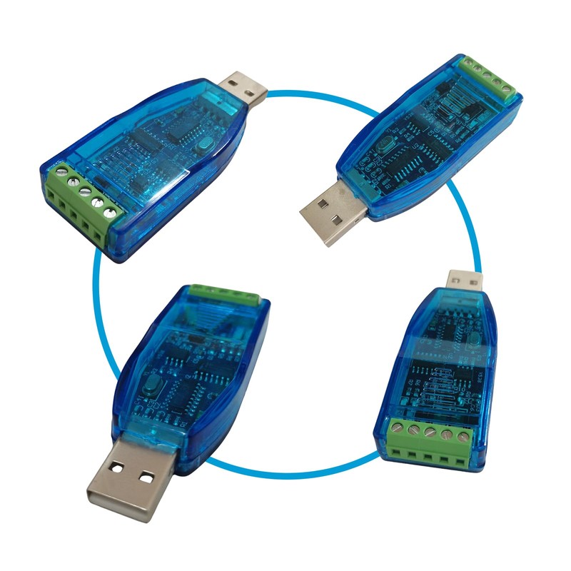 AKINLOAF Industrial-Grade USB to RS485 Converter Communication Module Bidirectional Half-Duplex