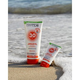 Dermolab - High protection sun cream for clear and sensitive skin, waterproof, SPF 30, travel format, 50 ml