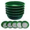 SE 13.25 Inch Wide Stackable Classifier Gold Prospecting Pan Set