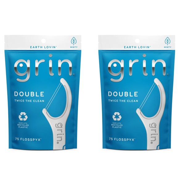 2 Pack Double Line Floss Pick 75ct (150ct)