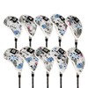 Leather Golf Club Iron Head Covers 10 Piece Set Union