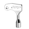 sourcing map Electrical Cabinet Key 60mm Length Zinc Alloy Elevator