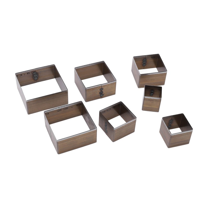 7Pcs Hollow Punch Cutter Squared Design High Carbon Steel Multipurpose