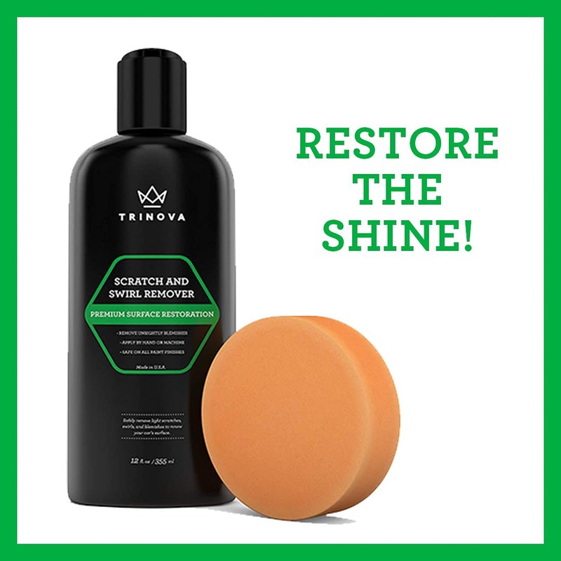 TriNova Scratch Swirl Remover - Best Abrasive Compound car Paint