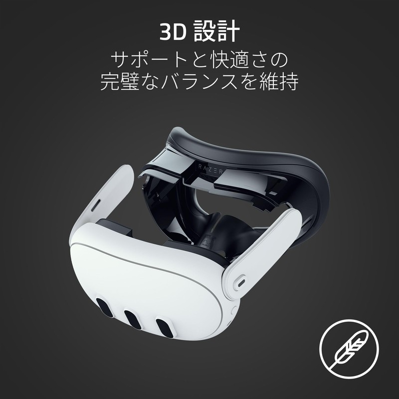Razer Facial Interface for Meta Quest 3 Ultra Thin Supports