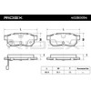 RIDEX Brake Pad Set Brake Blocks Brake Stones Set Rear